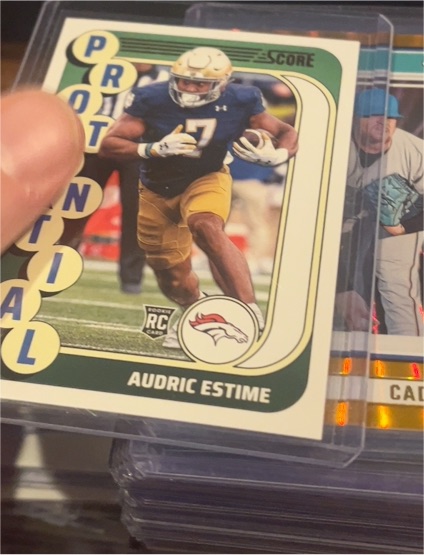 2024 Score Protential #6 Audric Estime — front