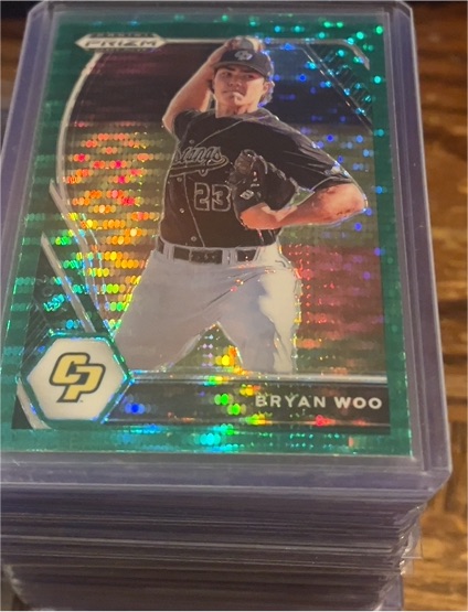 2021 Panini Prizm Draft Picks #PDP174 Bryan Woo — front
