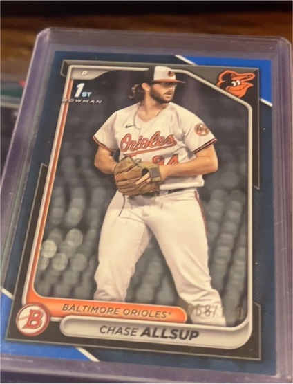 2024 Bowman Draft #BD-123 Chase Allsup — front