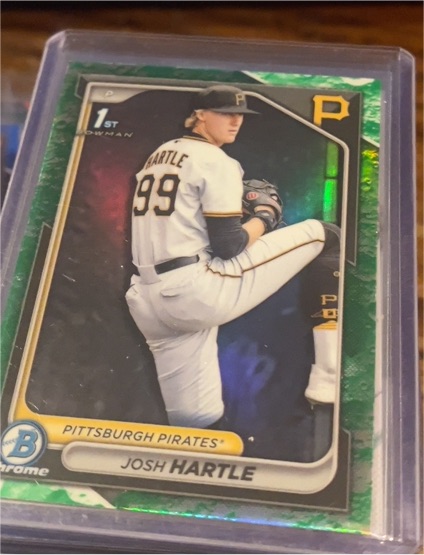 2024 Bowman Draft Chrome #BDC-3 Josh Hartle — front