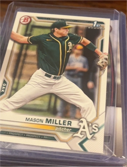 2021 Bowman Draft #BD-85 Mason Miller — front