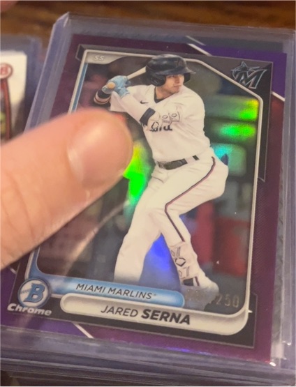 2024 Bowman Chrome Draft #BDC-161 Jared Serna — front
