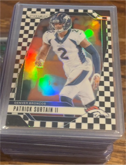 2024 Panini Prizm Black & White Checkerboard Patrick Surtain II — front