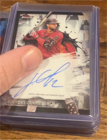 2024 Topps Finest #FA-LG Lourdes Gurriel Jr. — front