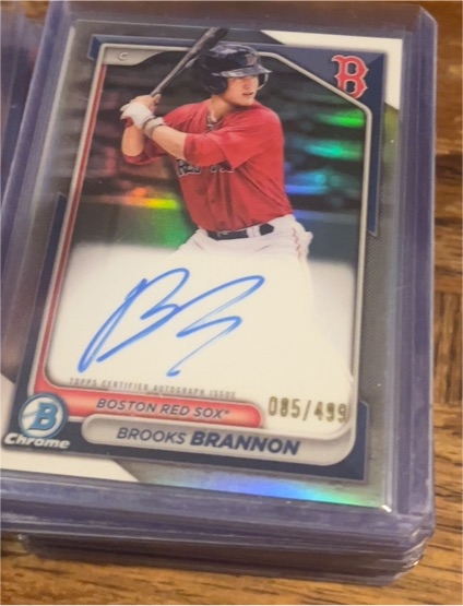 2024 Bowman Chrome #CPA-BB Brooks Brannon — front