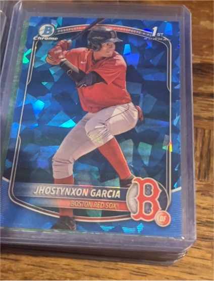 2025 Bowman Chrome #BCP-43 Jhostynxon Garcia — front