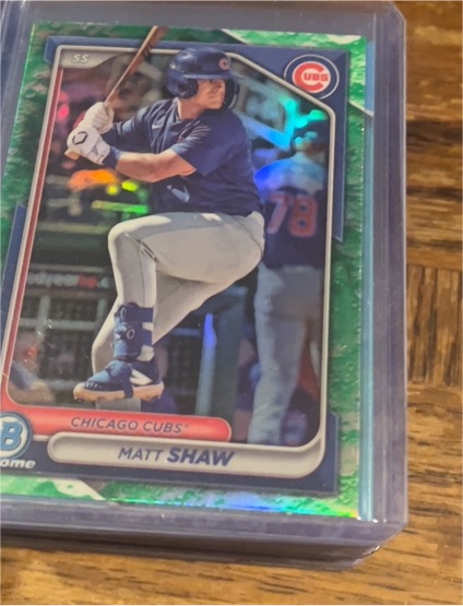 2024 Bowman Draft Chrome #BDC-26 Matt Shaw — front