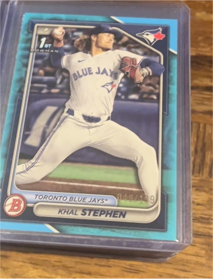 2024 Bowman Draft Paper Sky Blue #P-TS Khal Stephen — front