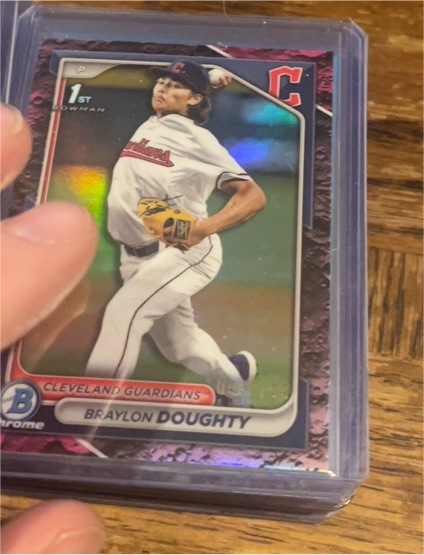 2024 Bowman Draft #BD-37 Braylon Doughty — front