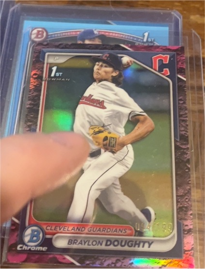 2024 Bowman Chrome #BDC-37 Braylon Doughty — front