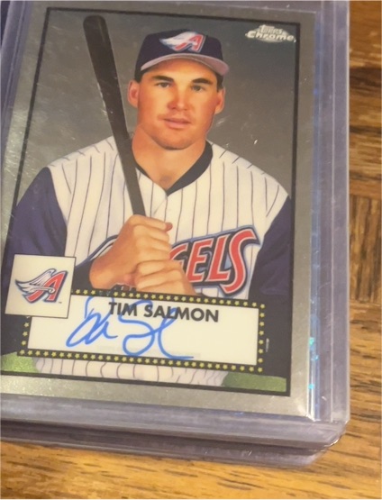 2021 Topps Chrome Platinum Anniversary #582 Tim Salmon — front