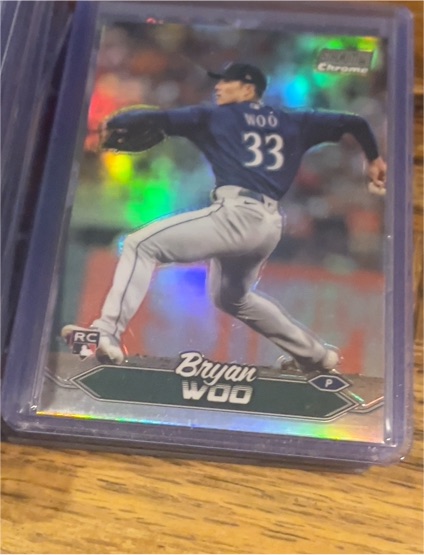 2024 Topps Stadium Club Chrome #33 Bryan Woo — front
