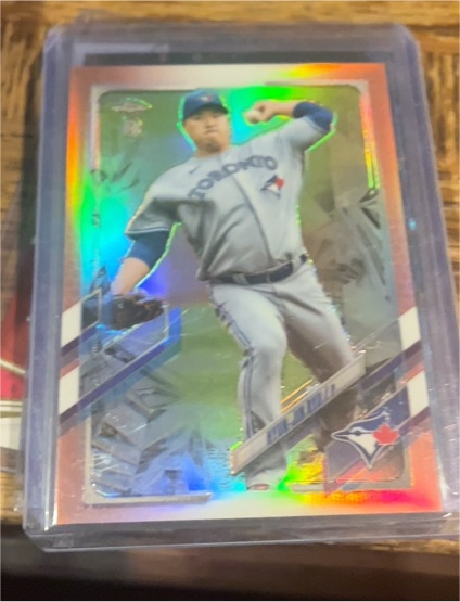 2021 Topps Chrome #123 Hyun-Jin Ryu — front