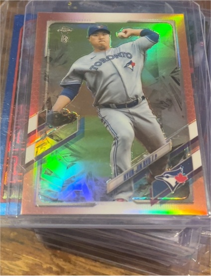 2021 Topps Chrome #123 Hyun Jin Ryu — front