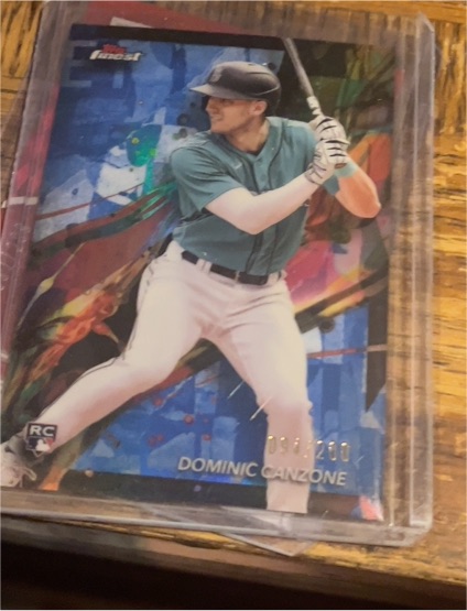 2024 Topps Finest #8 Dominic Canzone — front