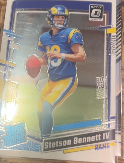 2021 Donruss Optic Rated Rookie Stetson Bennett IV — front