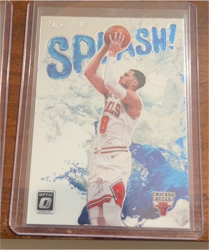 2021-22 Panini Donruss Optic Splash! #8 Zach LaVine — front
