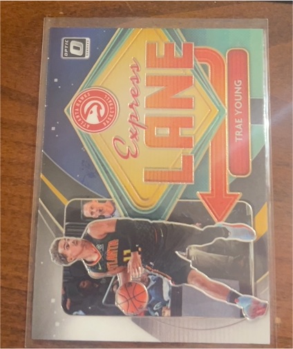 2020-21 Panini Donruss Optic #11 Trae Young Express Lane — front