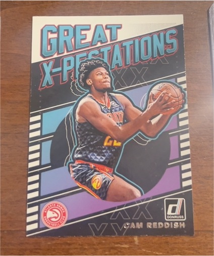 2019-20 Donruss #23 Cam Reddish Great X-Pectations — front