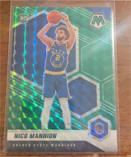 2020-21 Panini Mosaic #229 Nico Mannion — front