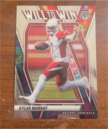 2021 Panini Mosaic #WW-3 Kyler Murray Will to Win — front