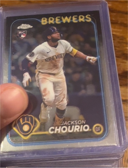 2024 Topps Chrome Update #USC18 Jackson Chourio — front