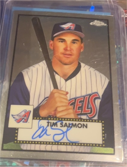 2021 Topps Chrome Platinum Anniversary #582 Tim Salmon — front