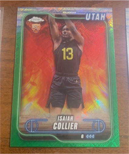 2024-25 Topps Chrome #112 Isaiah Collier — front