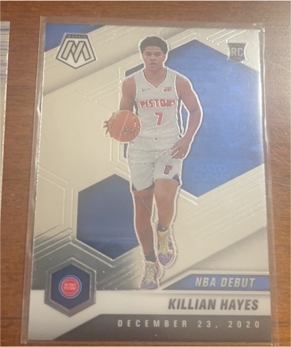 2020-21 Panini Mosaic #270 Killian Hayes NBA Debut Rookie — front