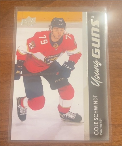 2021-22 Upper Deck Young Guns #721 Cole Schwindt — front
