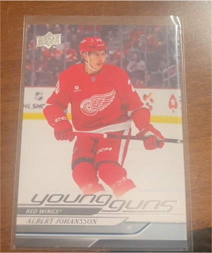 2024-25 Upper Deck Series 2 #475 Albert Johansson — front