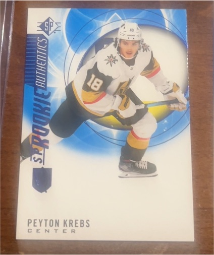 2020-21 Upper Deck SP Rookie Authentics #106 Peyton Krebs — front