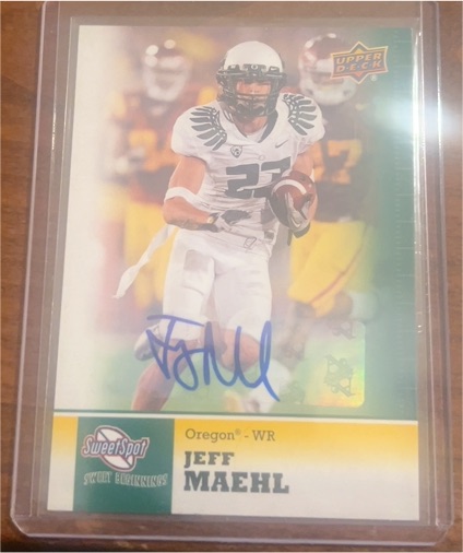 2011 Upper Deck Sweet Spot Sweet Beginnings #73 Jeff Maehl — front