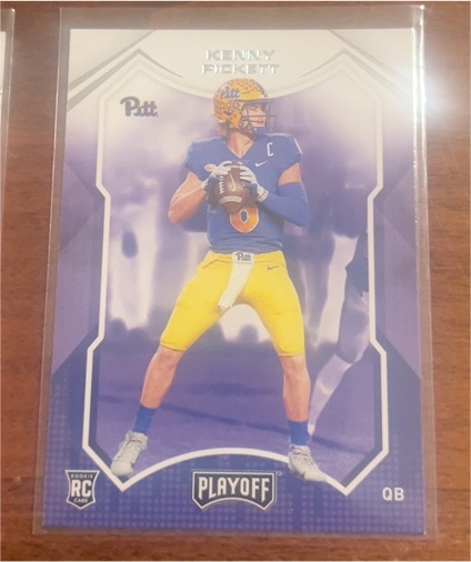 2022 Panini Chronicles Draft Picks Playoff #1 Kenny Pickett Rookie Card — front