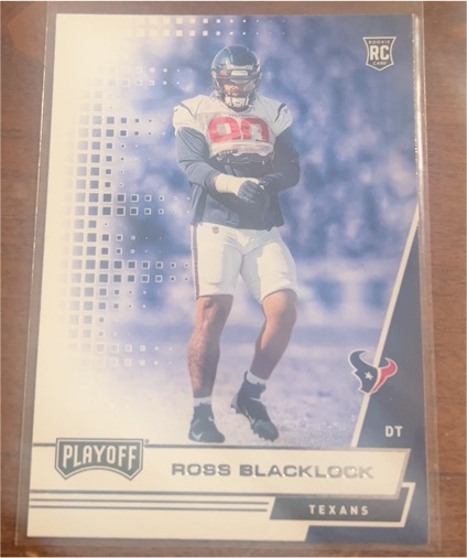 2020 Panini Playoff #248 Ross Blacklock — front