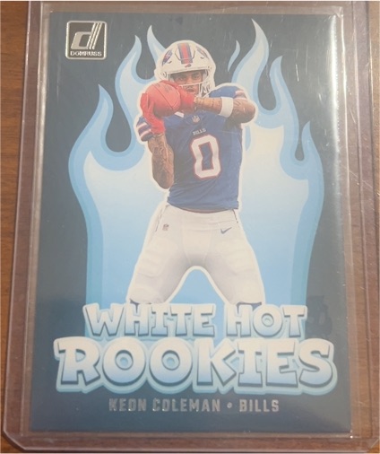 2024 Panini Donruss #WH4 Keon Coleman White Hot Rookies — front