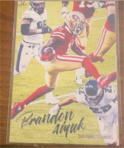2020 Panini Chronicles Luminance #219 Brandon Aiyuk — front