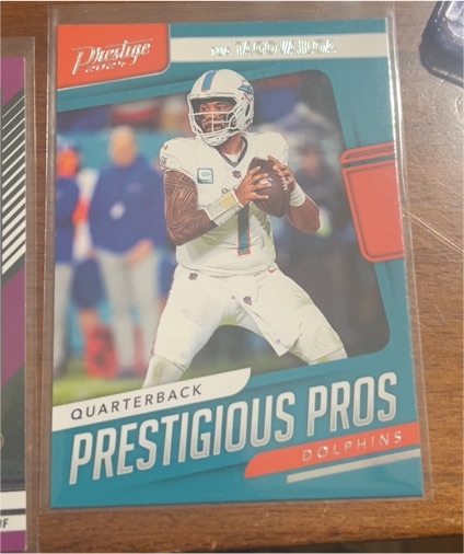 2024 Panini Prestige Prestigious Pros #PP-TTA Tua Tagovailoa — front