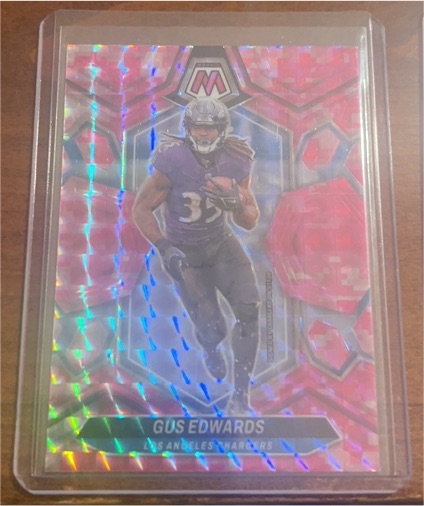 2024 Panini Mosaic #121 Gus Edwards — front
