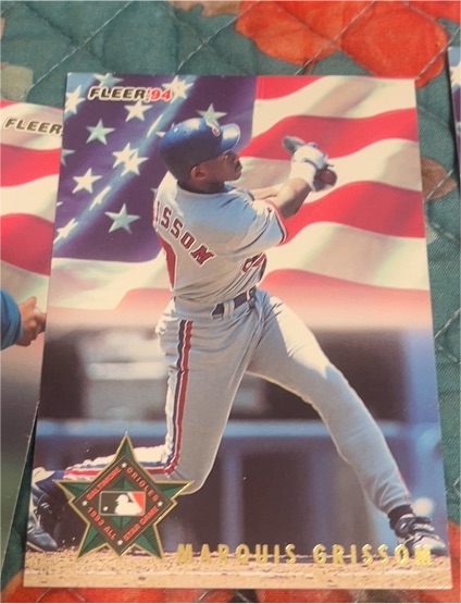 1994 Fleer All-Stars #38 Marquis Grissom — front