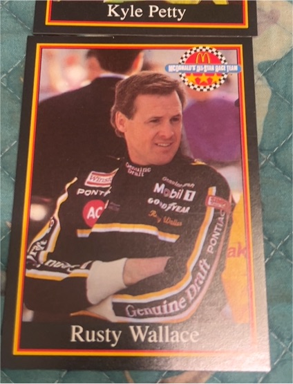 1991 Maxx McDonald's All-Star Race Team #6 Rusty Wallace — front