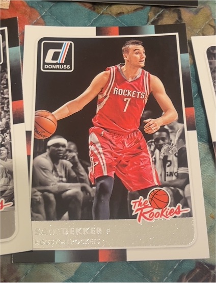 2015-16 Donruss #47 Sam Dekker The Rookies Houston Rockets — front