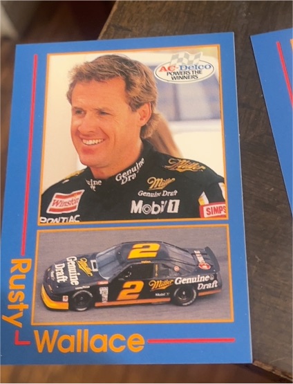 1992 AC-Delco #1 Rusty Wallace — front