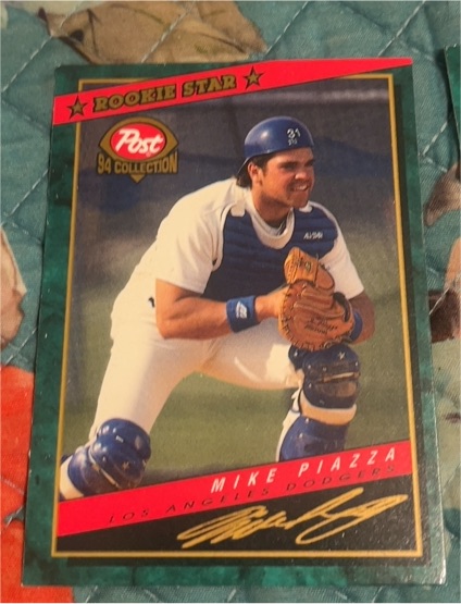 1994 Post Cereal #1 Mike Piazza — front