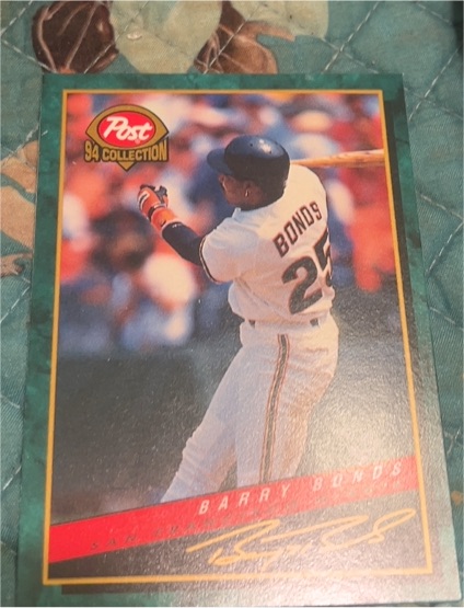 1994 Post Collection #11 Barry Bonds — front
