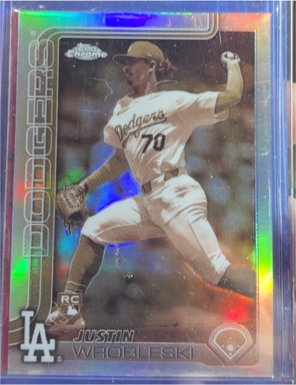 2025 Topps Chrome #38 Justin Wrobleski — front