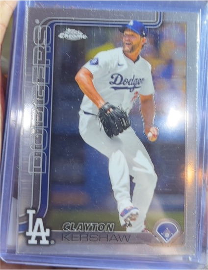 2025 Topps Chrome #88 Clayton Kershaw — front