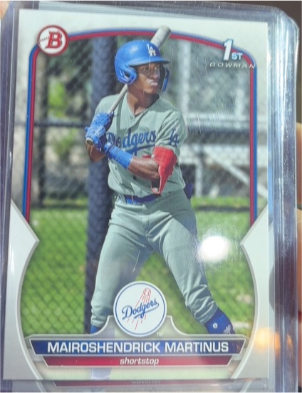 2023 Bowman Prospects #BP-55 Mairoshendrick Martinus — front