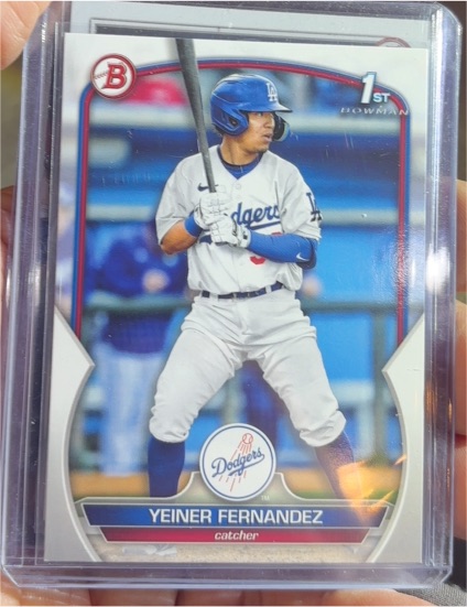 2023 Bowman 1st Edition #BP-138 Yeiner Fernandez — front