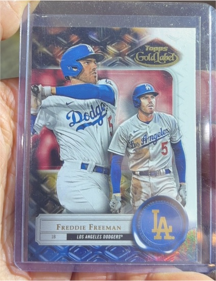 2022 Topps Gold Label #22 Freddie Freeman — front